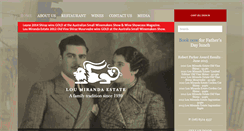 Desktop Screenshot of loumirandaestate.com.au